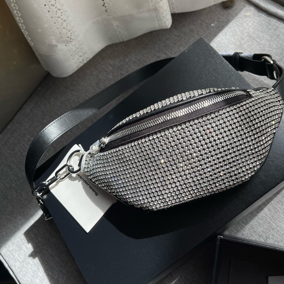 Alexander Wang Attica rhinestone crossbody bag - Picture 6 of 10